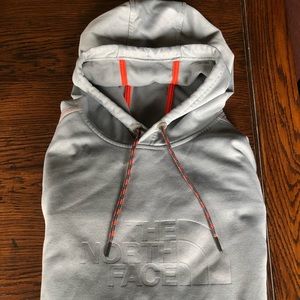 The North Face Hoodie XL Gray Orange